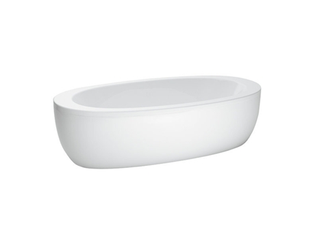 Banheira Independente em Acrílico LAUFEN Il Bagno Alessi One 2030X1020X460Mm Incl. Avental Incl. Pedestal Branco