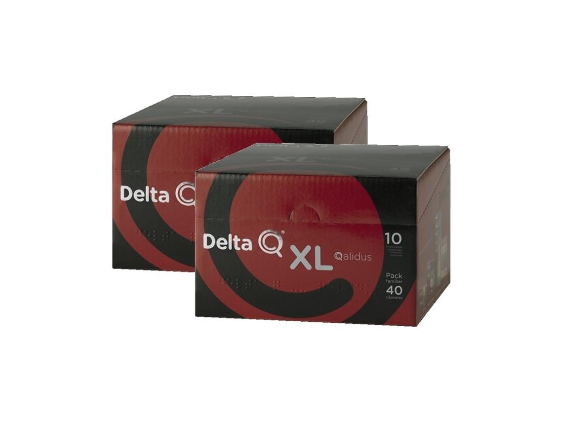 Capsulas de Cafe Delta Q n10 XL 40 Unidades