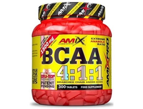 Suplemento Alimentar AMIX PRO Bcaa 4:1:1 (300 Comprimidos)