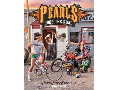 Livro pearls hogs the road de stephan pastis (inglês)