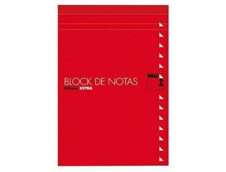 Bloco de Notas Pacsa 4 Mm 80 Folhas 1/4' Quadrícu.