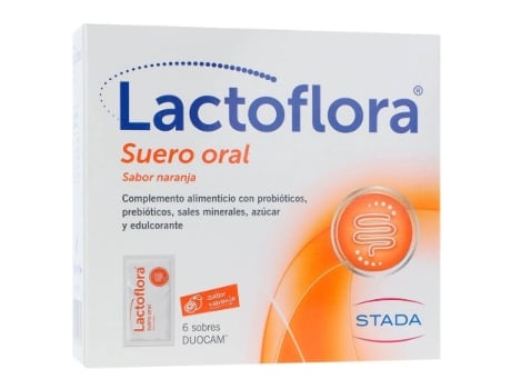 Suero Oral Duocam Sabor Naranja 6 Sobres LACTOFLORA