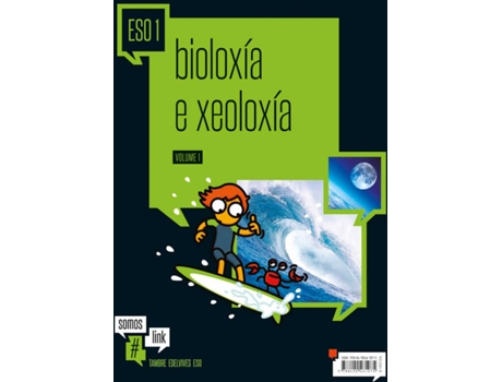 Livro Bioloxía E Xeoloxía 1ºeso. Somos Link de VVAA (Galego)