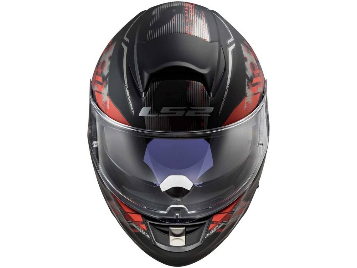 Capacete Integral Ls2 Ff397 Vector Ft2 Stencil Matt Black Red Tam S Wortenpt