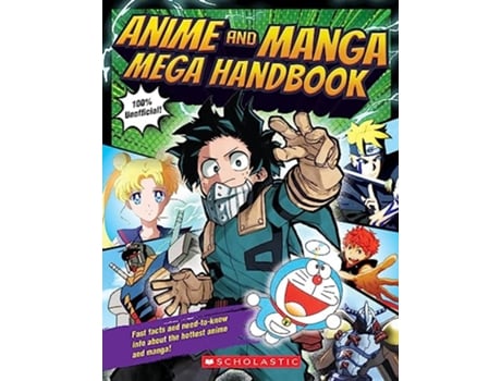 Livro Anime and Manga Mega Handbook de Scholastic (Inglês)