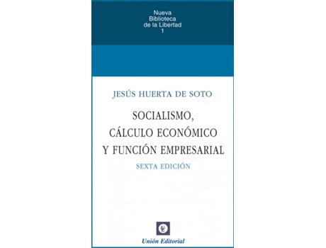 Livro Socialismo, Calculo Economico Y Funcion Empresarial 2020 de Jesus Huerta De Soto (Espanhol)