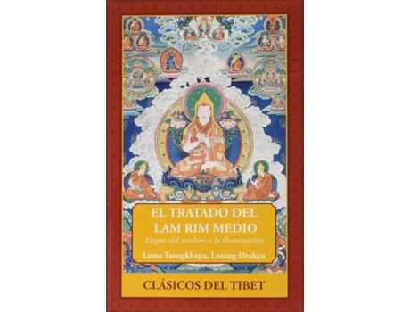 Livro El Tratado Del Lam Rim Medio de Lama Tsongkhapa Losang Drakpa (Espanhol)