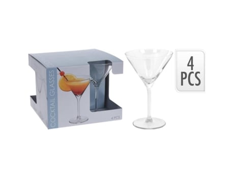 Copas coctel 4 piezas estuche