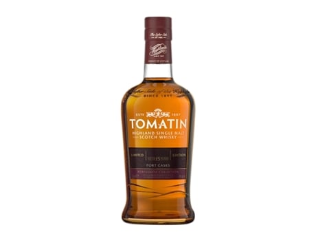 Whisky Single Malt TOMATIN Port Cask Colección Portuguesa 15 Anos (0.7 L - 1 Unidade)