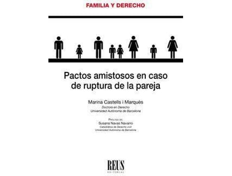 Livro Pactos amistosos en caso de ruptura de la pareja de Marina Castells Marquès (Espanhol)