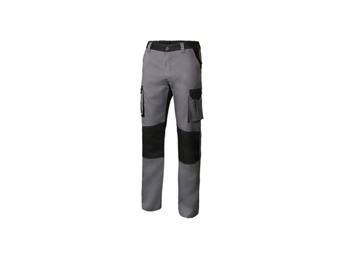 Pantalon Multibolsillos Gris / Negro