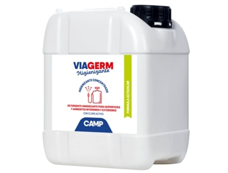 Camp-3032-005-Detergente Sanitizante Concentrado Viagerm Actichlor Em Embalagem De 5000 Ml