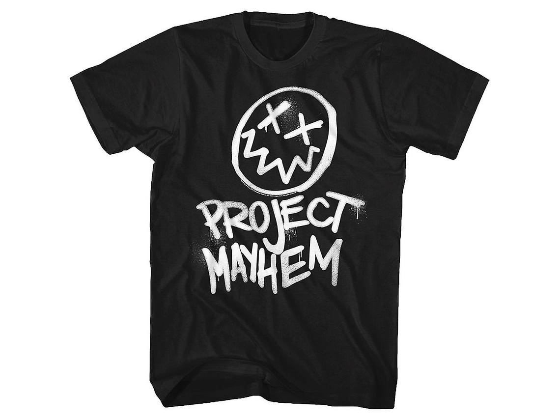 T-shirt ROCKINSTONE Project Mayhem Graffiti Fight Club (L)