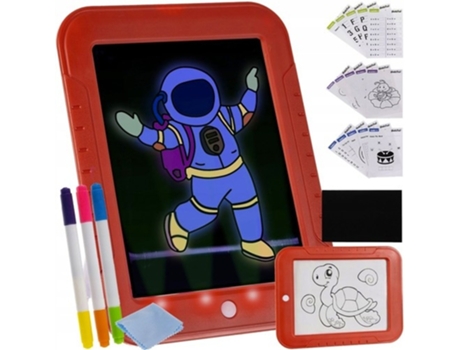 Magic Board Kids Tablet Magic Drawing Pad Led Drawing Pens 16950 KRUZZEL