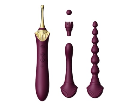 Vibrador Clitoriano Curvo Zalo Bess 2 Roxo