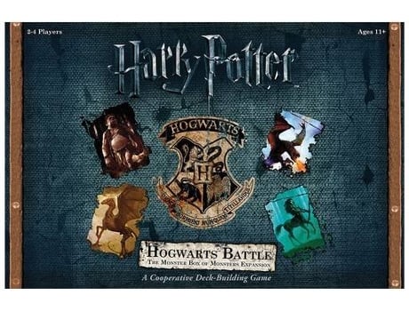 Jogo de Tabuleiro  Harry Potter Hogwarts Battle: the Monster Box of Monsters (Inglês - Idade Mínima: 11)