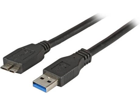 Cabo de Dados EFB ELEKTRONIK (USB A - Micro USB B - 1 m - Preto)