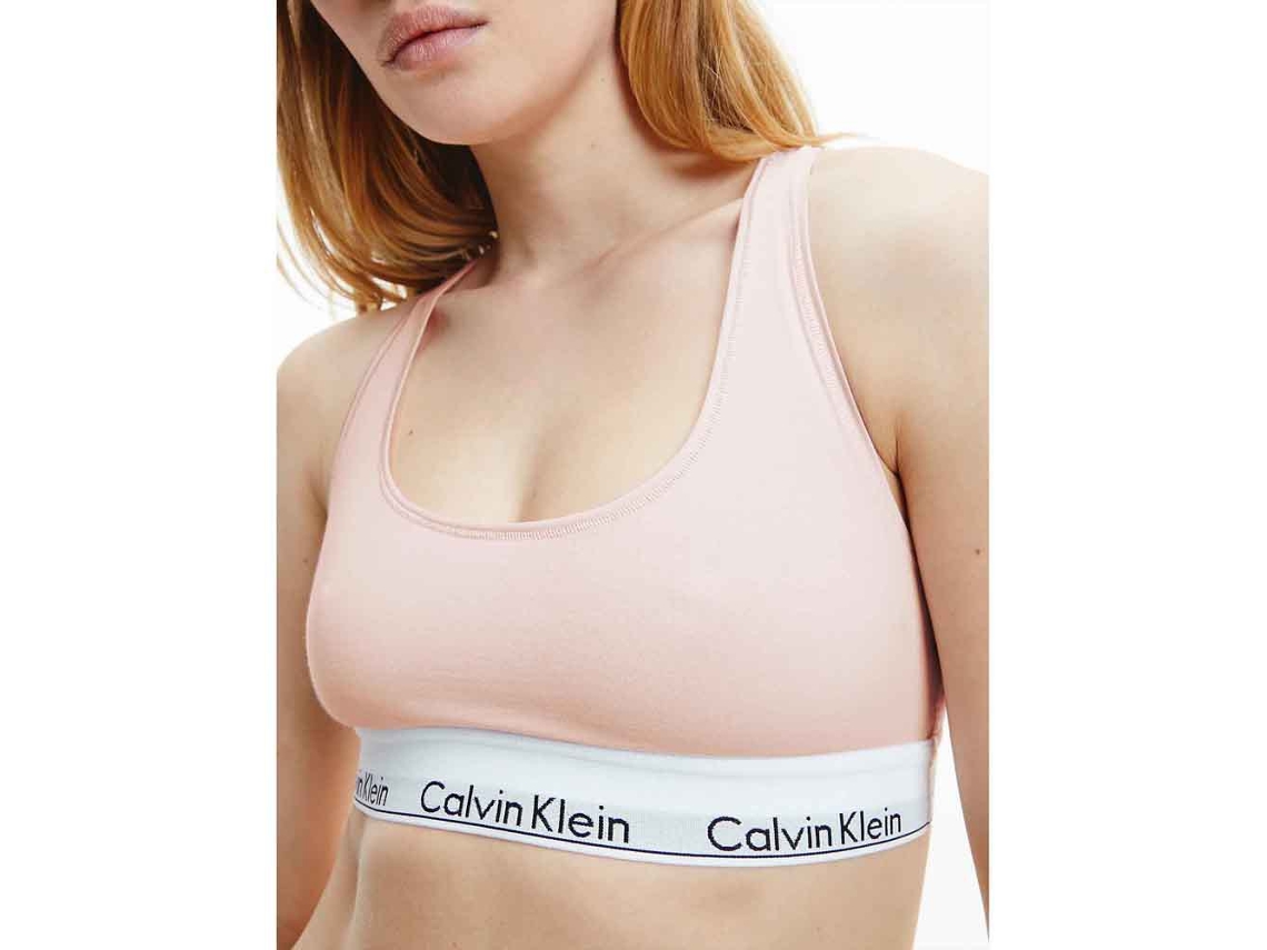 Calvin Klein Underwear Bralette de Algodão Modern