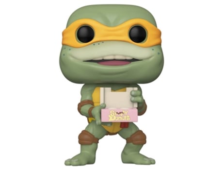 Figura Funko Tmnt 2 Michelangelo Exclusivo dos EUA 10 Pop! Vinyl TARTARUGAS NINJA MUTANTES