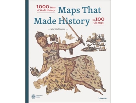 Livro Maps that Made History de Martijn Storms (Inglês - Capa Dura)