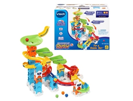 Vtech Marble Rush Beginner Set S200 Interactive Marble Circuit Silver