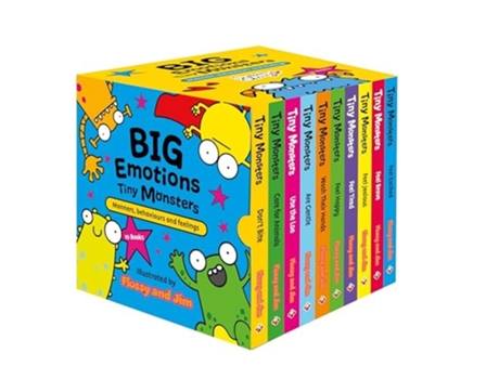 Livro Big Emotions Tiny Monsters 10-Book Collection Manners, Behaviours and Feelings de Flossy And Jim (Inglês)