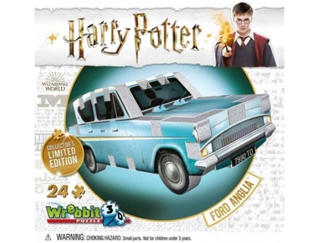 Puzzle 3D RED STRING Harry Potter Coche Ford Anglia (Idade Mínima: 8 Anos - 24 Peças)