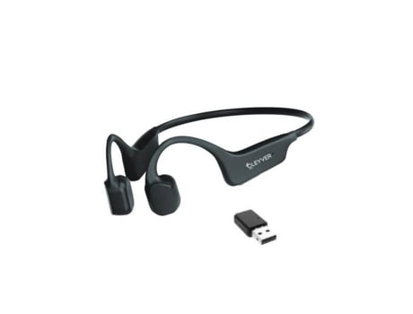 CLEYVER Fones de Ouvido de Condução Óssea Bluetooth 5.1 Dongle Usb-A À Prova D'Água Ip67 Ciclismo Corrida Preto Odbcwucs