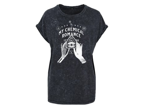 T-shirt para Mulher MERCHCODE (S - Preto)