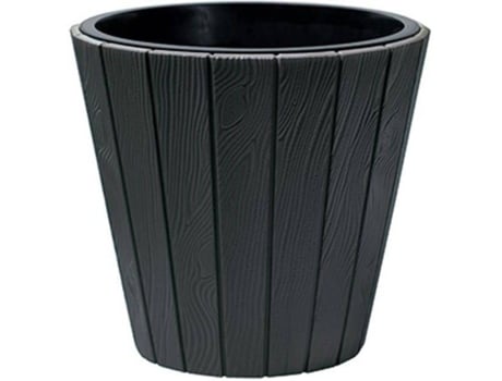 Vaso PROSPERPLAST PLASTIKEN Woode Cinzento (488 mm)