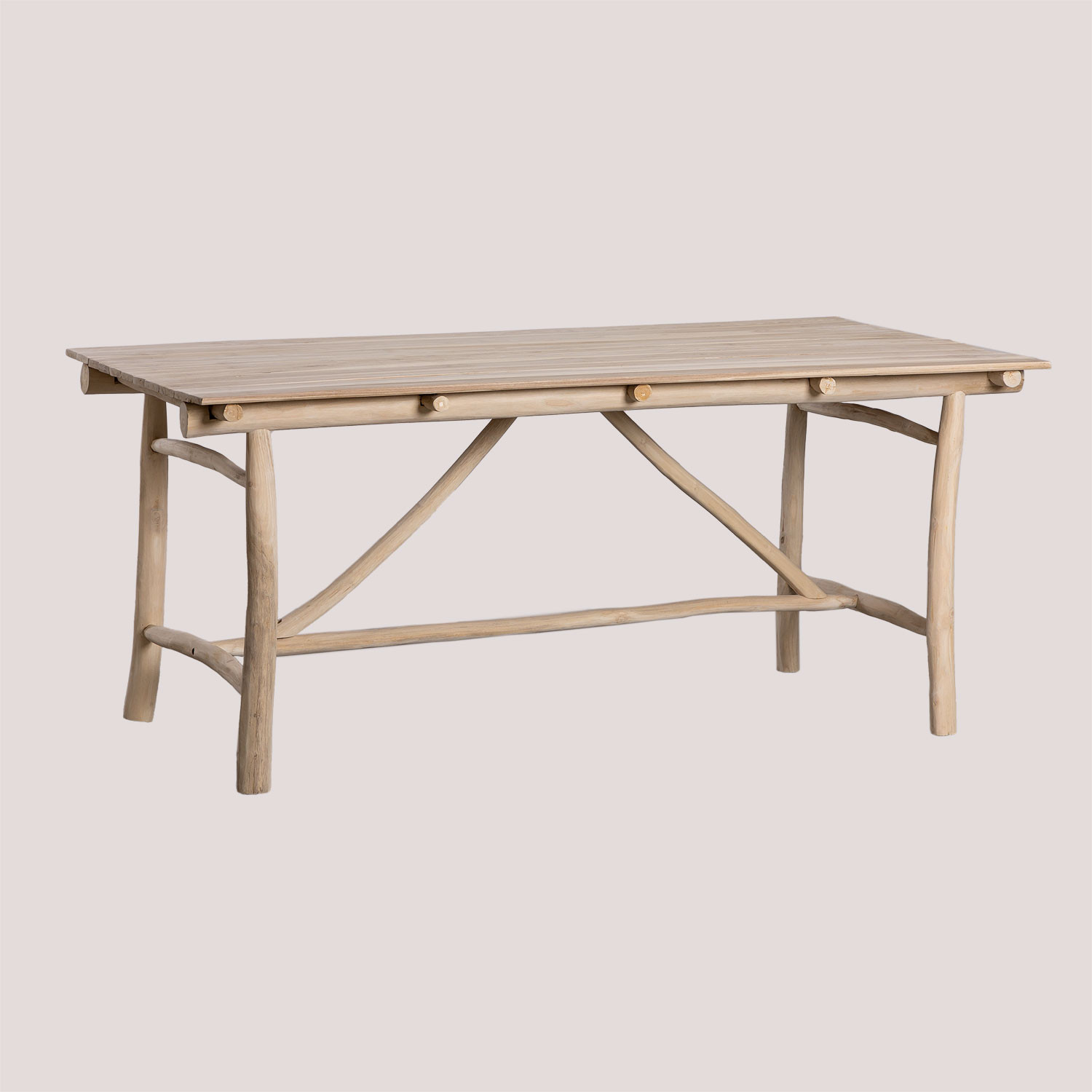 Mesa de Jantar Retangular em MDF (180x100 cm) Pleven - SKLUM