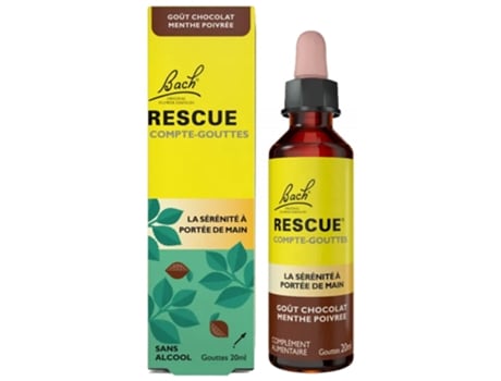 RESCUE Bach Conta-Gotas Sabor Chocolate Menta 20 Ml