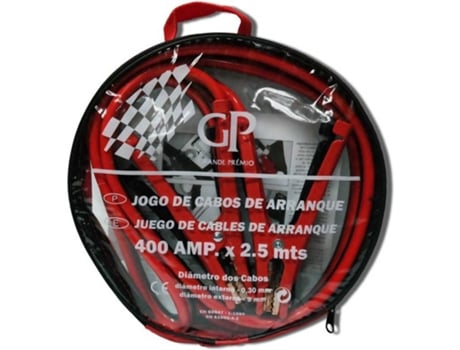 Jogo de Cabos de Bateria ROPRE-GRANDE PREMIO 400amp. 10mm 2.5 mts