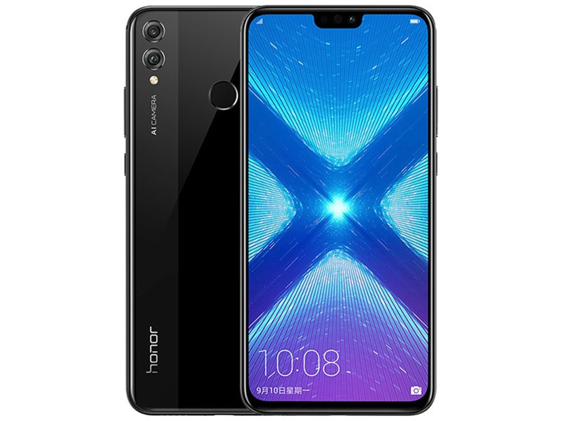 Smartphone Honor 8x Dual Card 6 Gb128 Gb Preto Recondicionado Sinais De Uso Wortenpt 9624