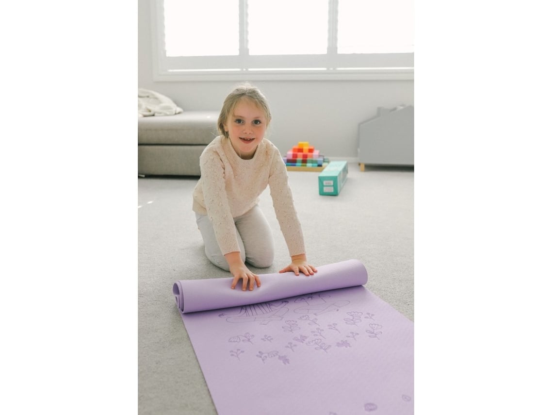 Jogo de Tabuleiro BUKI FRANCE Kids Yoga Mat Purple (4 Anos