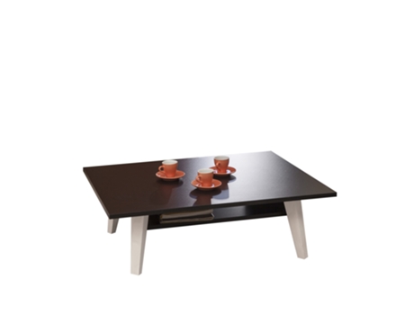 Mesa de Centro SYMBIOSIS (Painéis de Partículas - Preto e Branco - 89 x 67 x 28.2 cm)