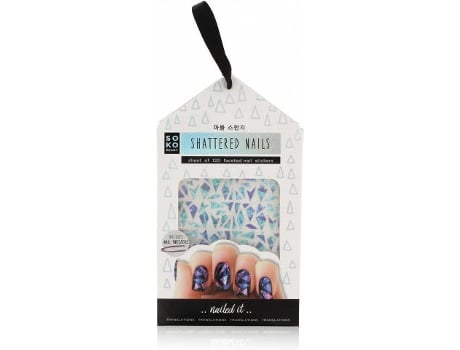 Autocolantes para unhas Shattered Nails  (120 uds)