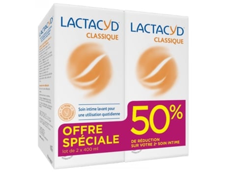 Tratamento de Lavagem Íntima Lote de 2 X 400 Ml LACTACYD