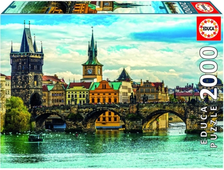 Puzzle Vistas De Praga 2000 Peças