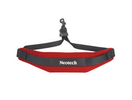 Correia de saxofone Neotech Correia Soft Sax Strap Vermelha