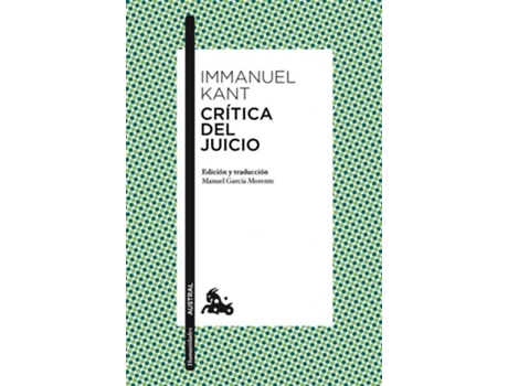 Livro Crítica Del Juicio de Immanuel Kant