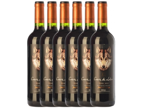 San Pedro Ortega Cueva de Lobos Tempranillo Rioja Crianza 75 cl (Caixa de 6 unidades)