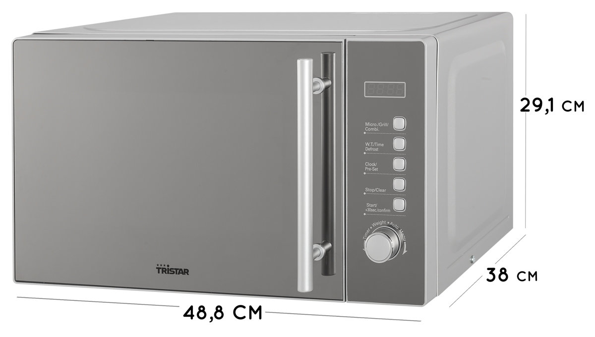 Micro-ondas TRISTAR MW-2705 (20 L - Com Grill - Inox)