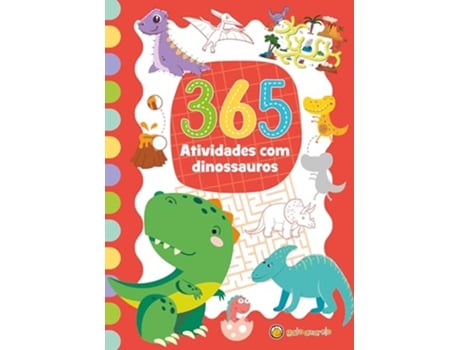 Livro 365 Atividades Com Dinossauros de Mariana (Português)