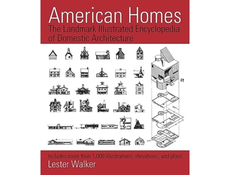 Livro American Homes de Lester Walker (Inglês)