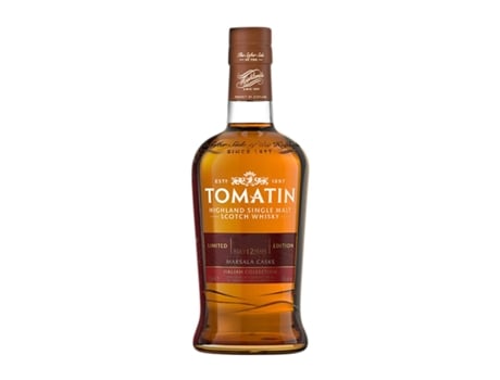 Whisky Single Malt TOMATIN Marsala Cask Colección Italiana 12 Anos (0.7 L - 1 Unidade)