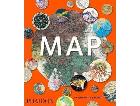 Livro Map : Exploring The World, midi format de Phaidon Editors, Introdução por John Hessler (Inglês)