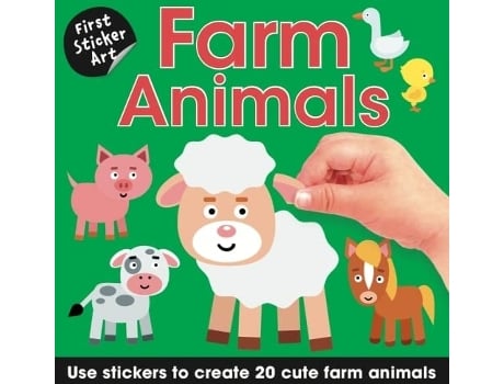 Livro Farm Animals de Ksenya Savva (Inglês)