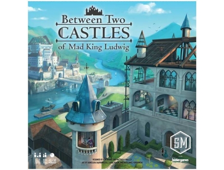 Jogo de Tabuleiro  Between Two Castles of Mad King Ludwig (Inglês - Idade Mínima: 10)