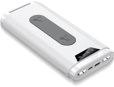 Powerbank ZIKKO Wireless (10000 mAh - 2 USB - USB-C - MicroUSB - Branco)